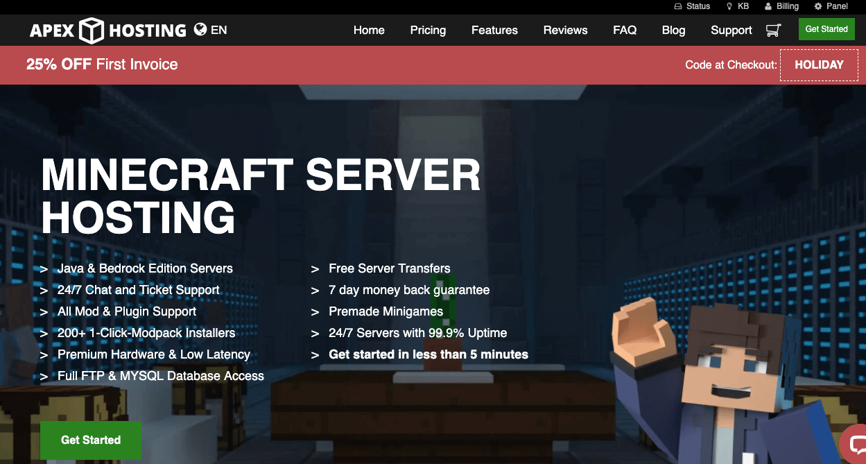 7 Best Minecraft Server Hosting In 21 Detailed Review Overeview